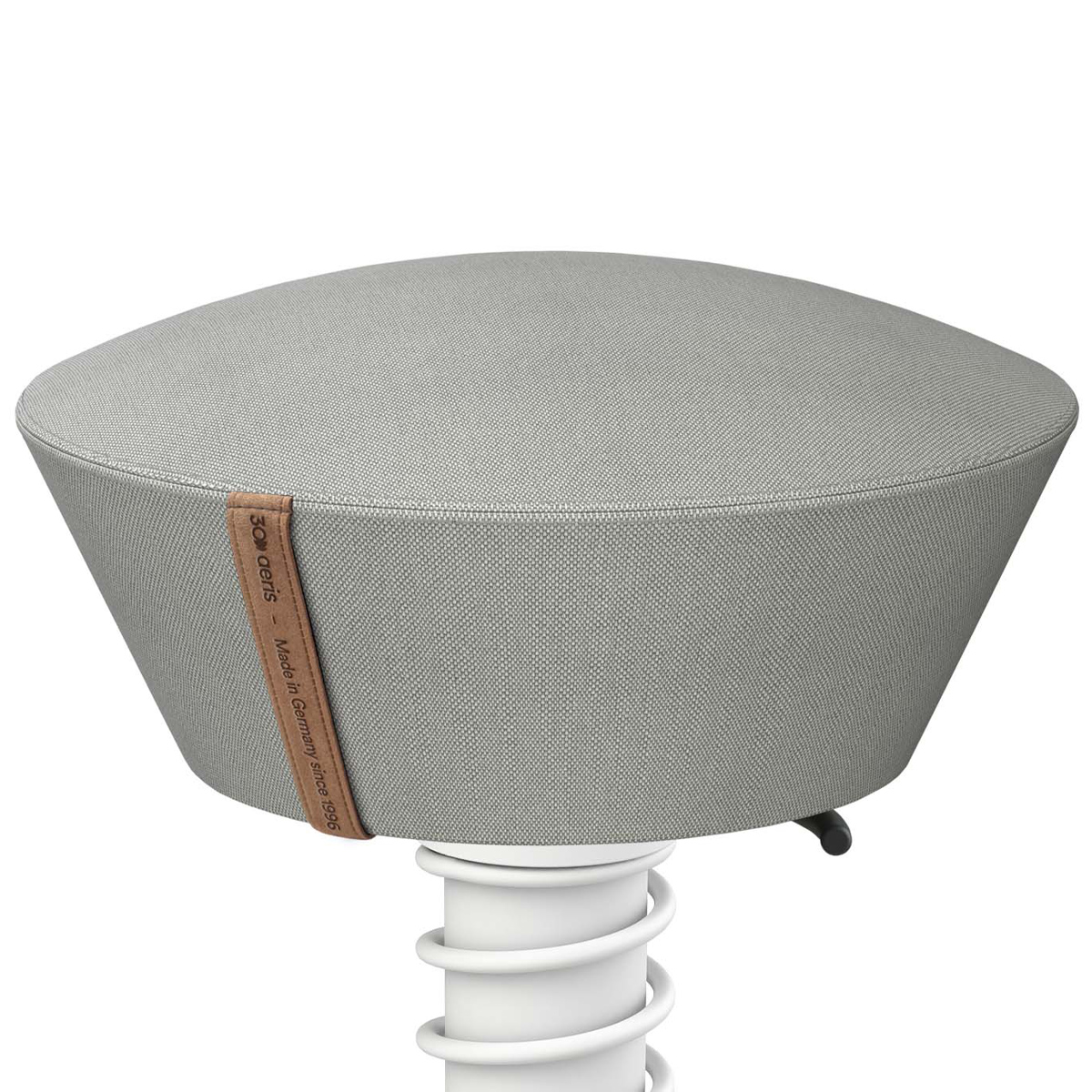 Aeris Swopper Jubiläum Musa New Grey Gestell mit Gleitern weiß Front
