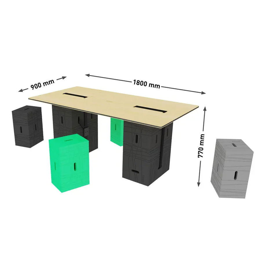 X-Table Aufbau Variation 2