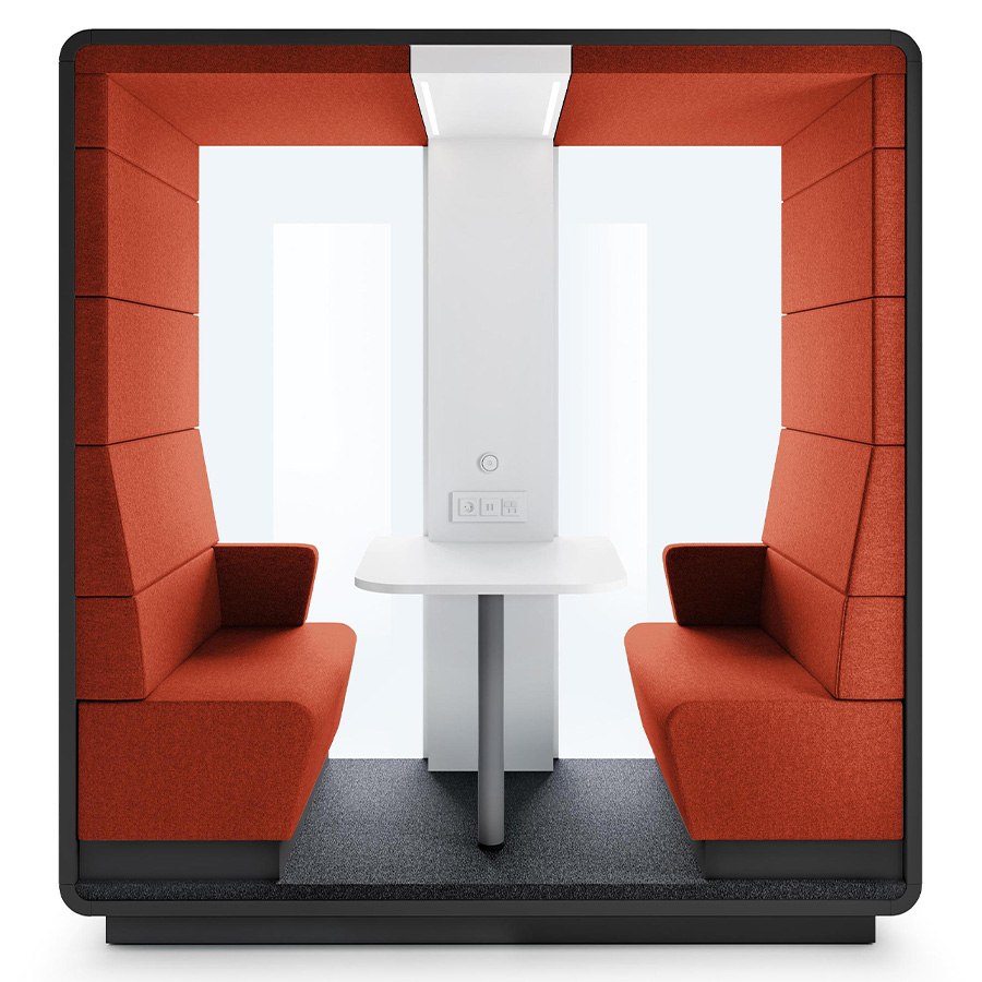 Hushoffice Hushmeet Open.S in Wool Sienna