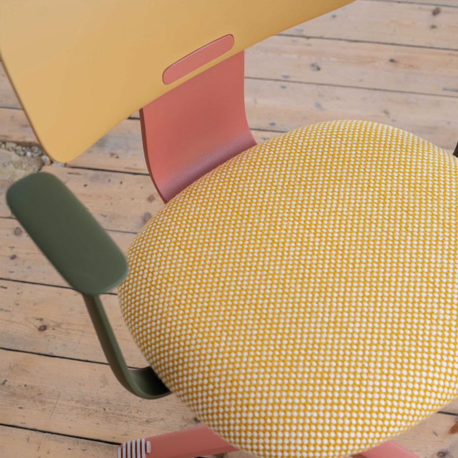 HAG Tion 2140 Bürostuhl mit Armlehnen - Draufsicht