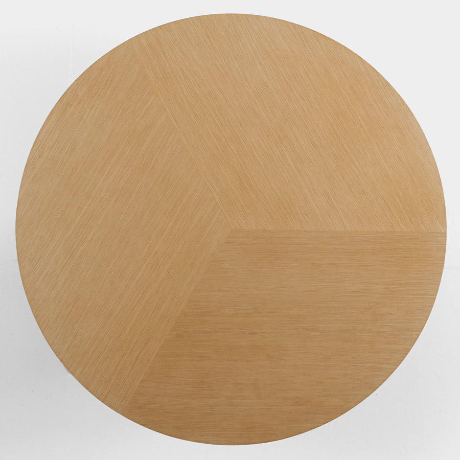 Kristalia Holo Pillar - Esstisch - Tischplatte europäische Eiche