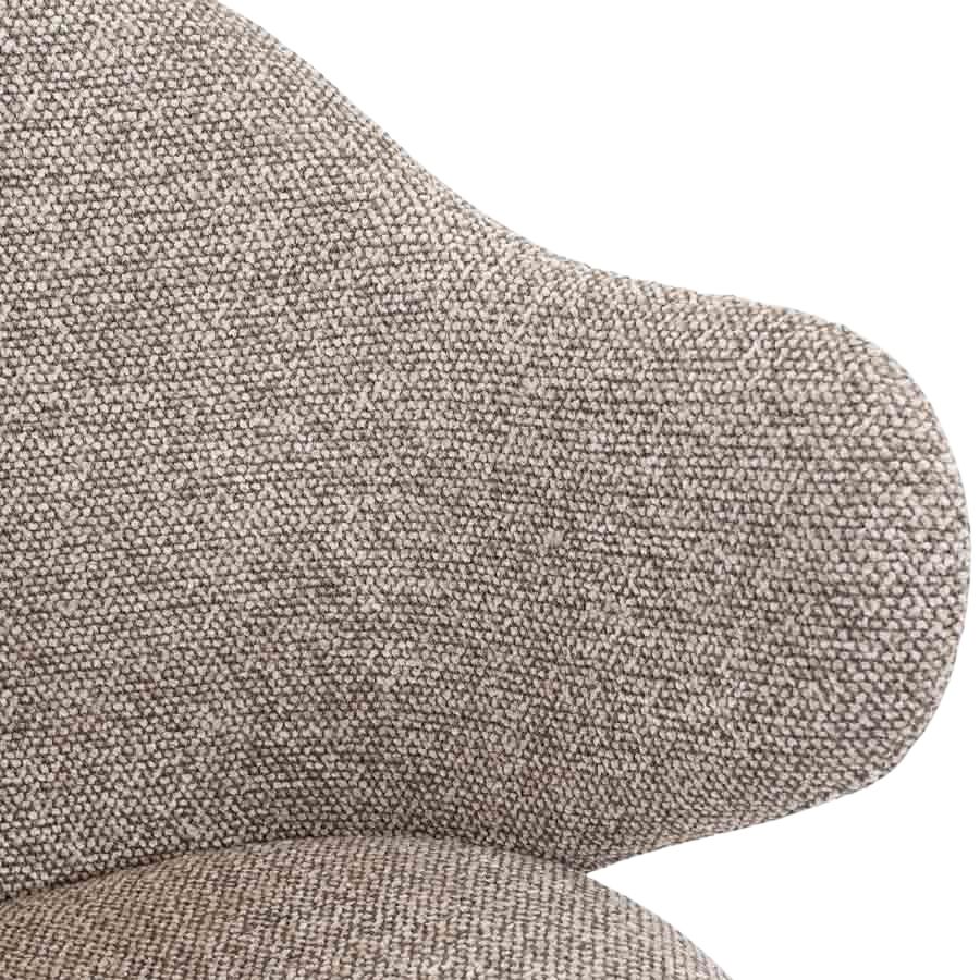 Kristalia Dua Drehgestell schwarz mit Armlehnen - Detail Armlehne