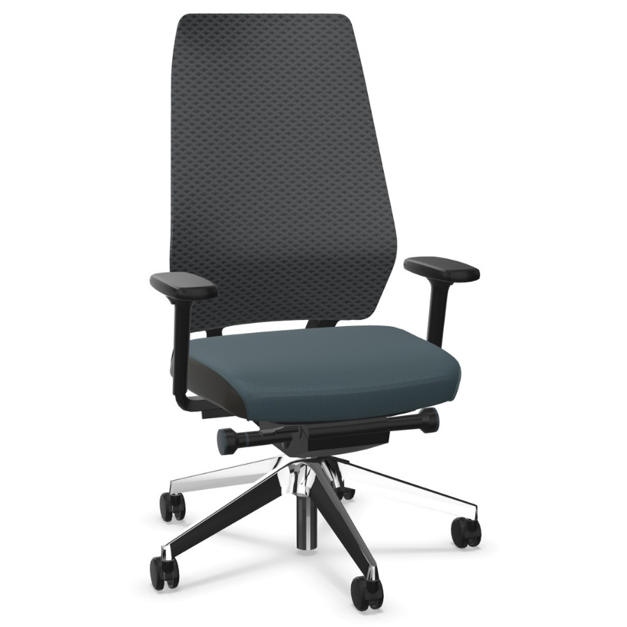 Interstuhl JOYCEis3 (JC31C) Netzfarbe anthrazit Polsterfarbe verkehrsgrau