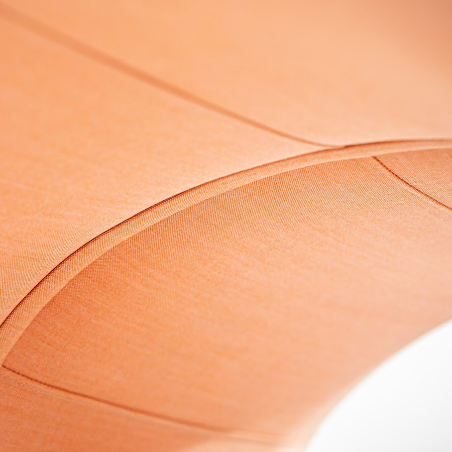 BuzziSpace BuzziRing | Akustik Minibüro | Orange | Beispielbild