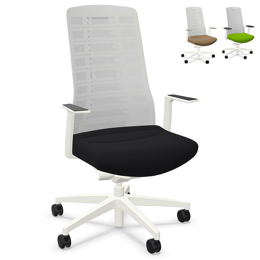 Interstuhl PUREis3 PU213 Weißer Rücken Polster Auswahl frei