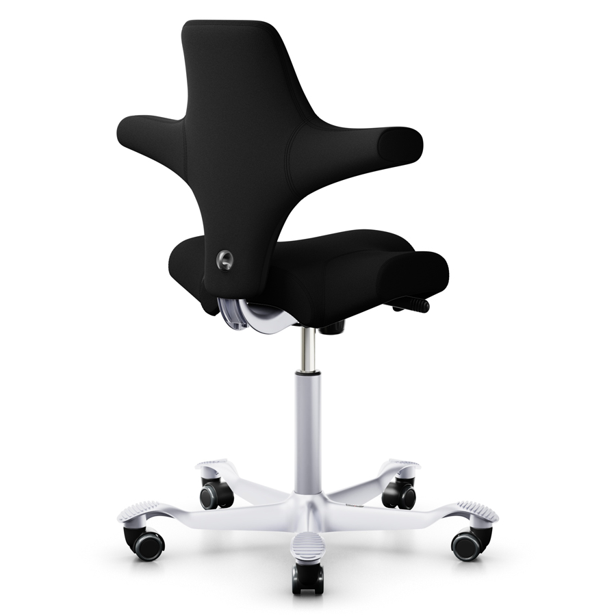 HAG Capisco 8106 Xtreme schwarz Gestell Silber Gasfeder 150