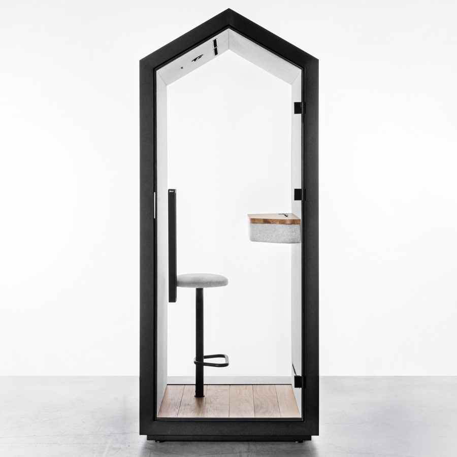 Bejot Treehouse Telefonbox Akustikkabine Wood mit Fenno 001