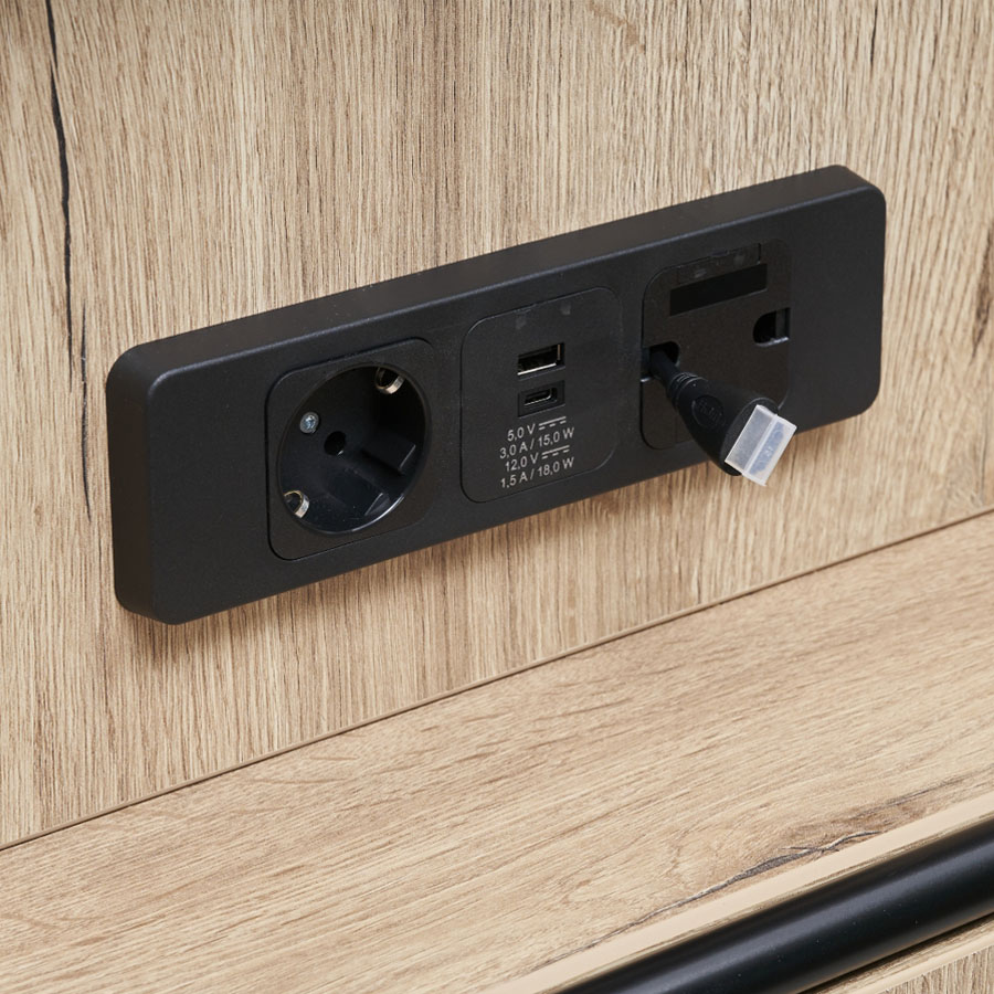 BOSSE Modul Space - Mobile Workstation - Detail Elektrifizierung