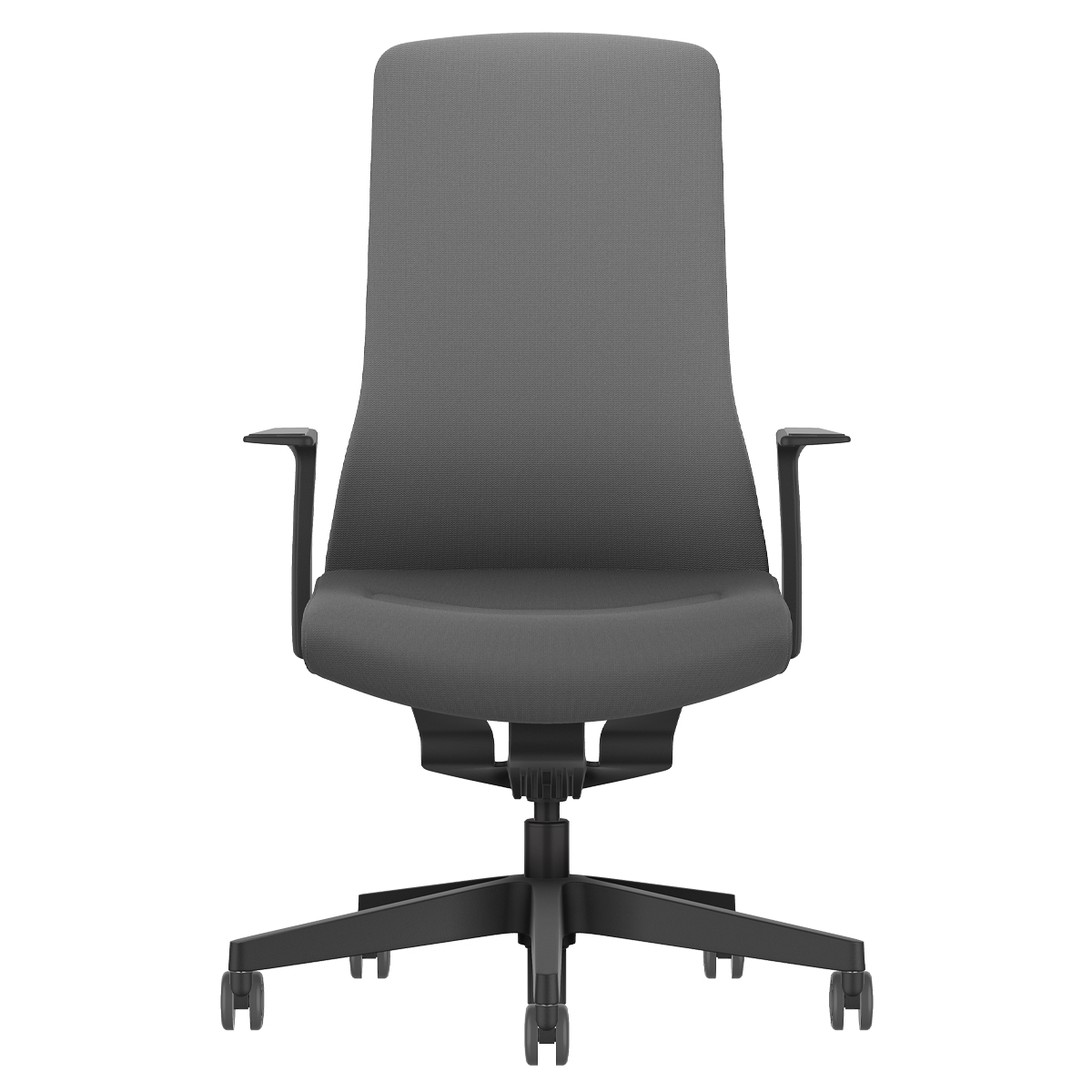 Interstuhl PUREis3 PU113 | Bürostuhl schwarz | Chillback-Rückenlehne | Konfigurator