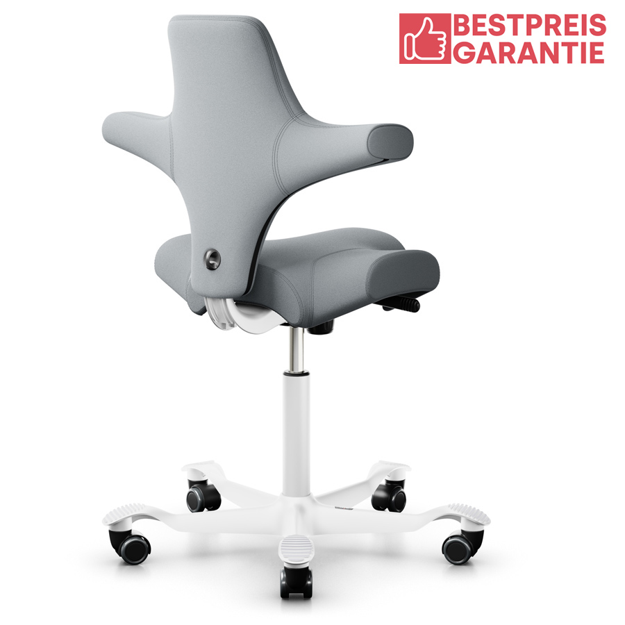 HAG Capisco 8106 hellgrau 094 mit weißem Gestell