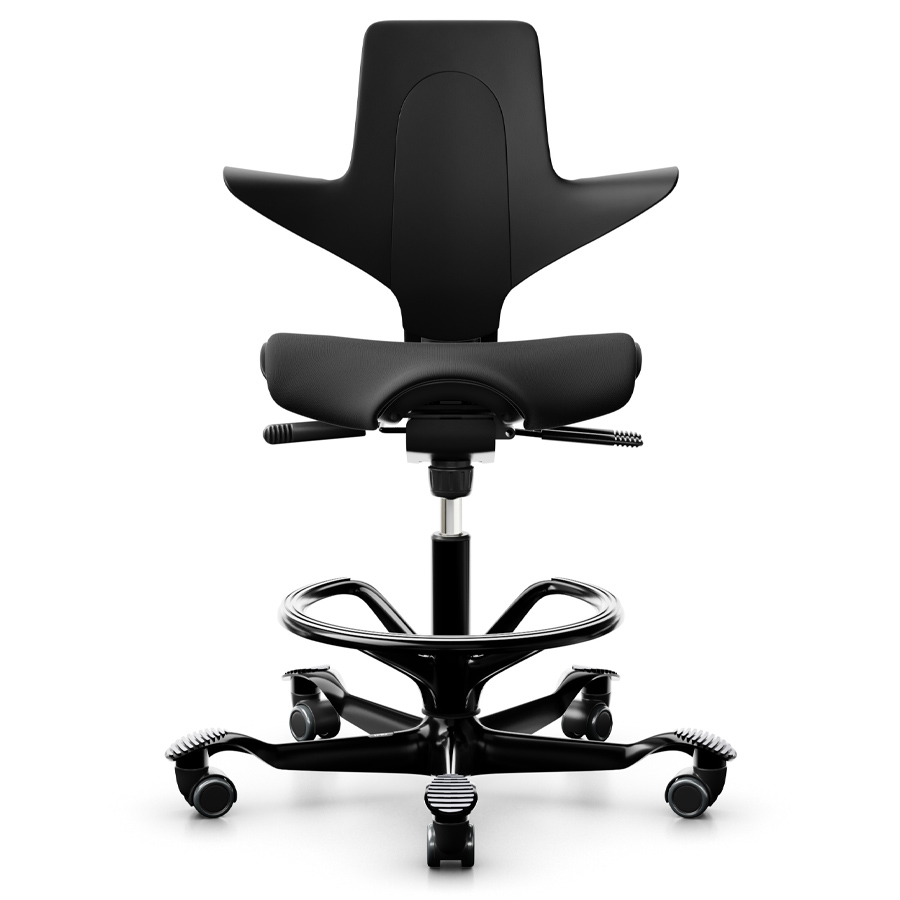 HAG Capisco 8020 Stehhilfe mit hoher Gasfeder 265 mm und Fußring