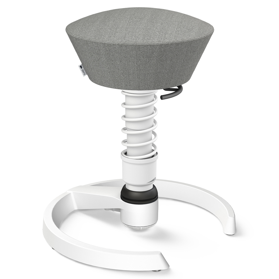 Aeris Swopper Capture Wolle steingrau meliert - Gleiter - Gestell weiß - Standardfeder