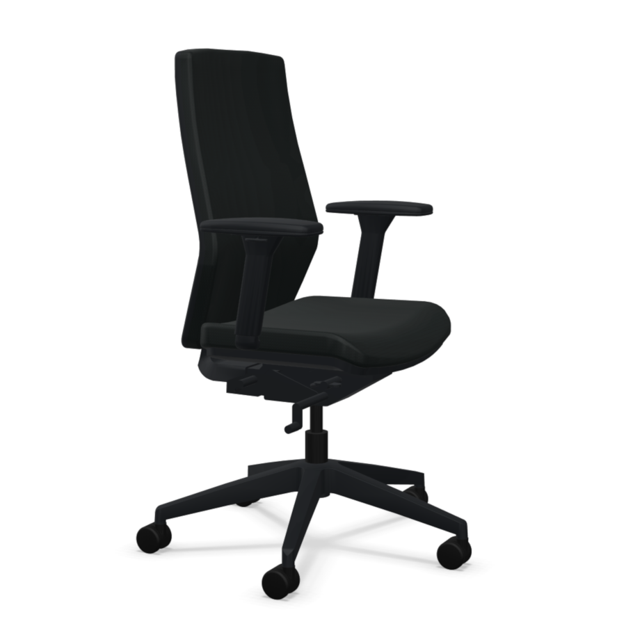 König + Neurath JET II Drehstuhl mit Softpolster in schwarz