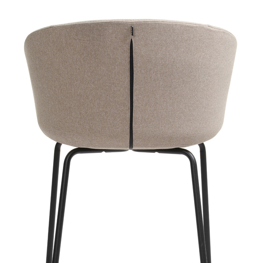 Bejot Oxco small OX S H Barhocker gepolstert - Stoff Bond BD 008 | Detail Rückseite