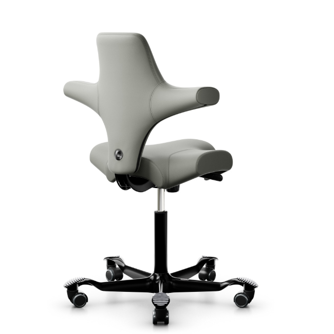 HAG Capisco 8106 Leder Schlamm Gestell schwarz