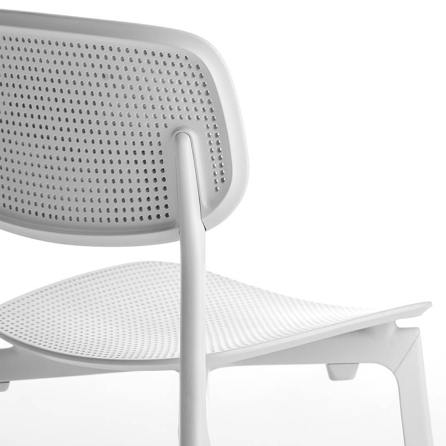 Kristalia COLANDER Barhocker weiß Rückseite rechts