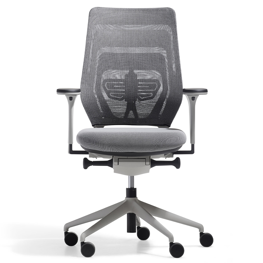 FM Asiento Bürodrehstuhl in Hellgrau