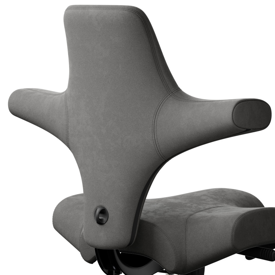 HAG Capisco 8106 Stoff Comfort+ grau Detail