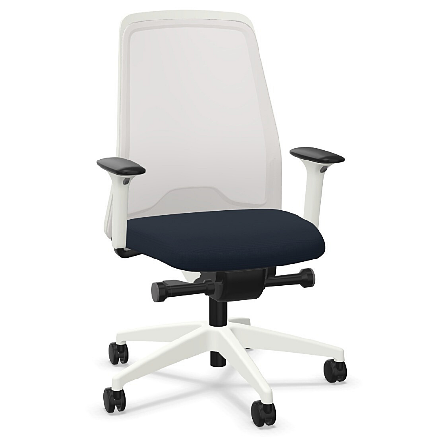 Interstuhl EVERYis1 (EV211) weiß kobaltblau