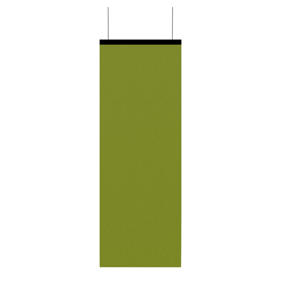 BuzziSpace BuzziFalls Plain | Raumteiler Wand Decke | Grün