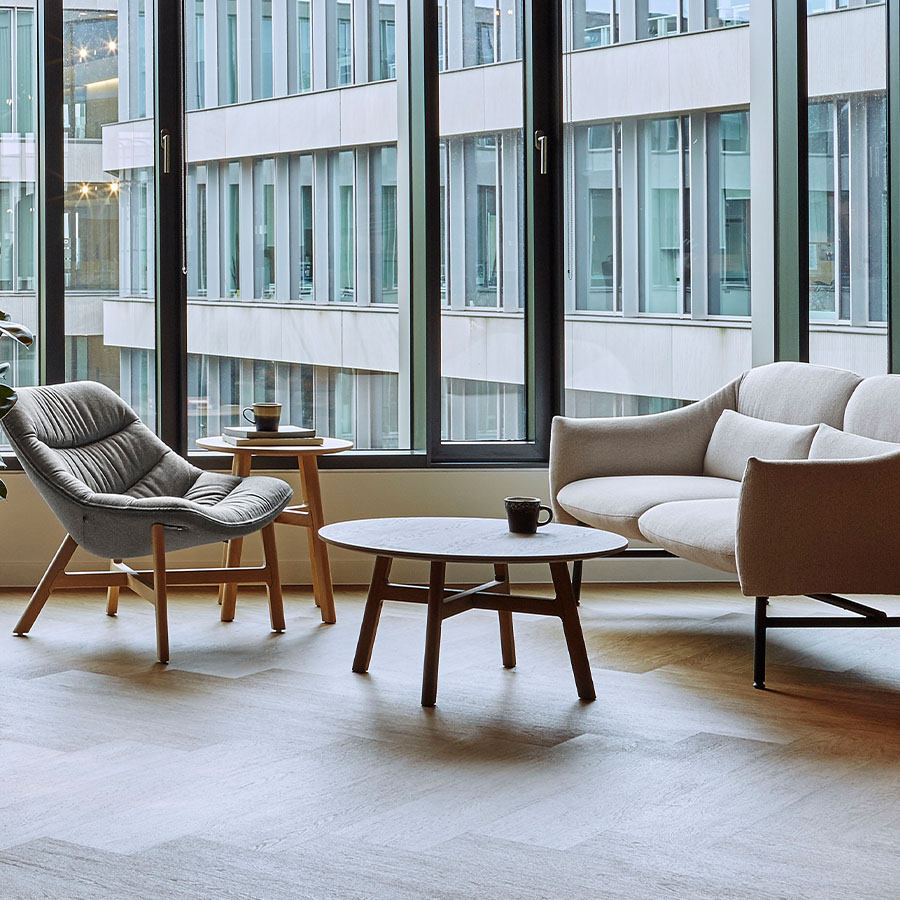 Noti Mishell Beistelltisch Holzgestell Höhe 40 cm in Eiche natur