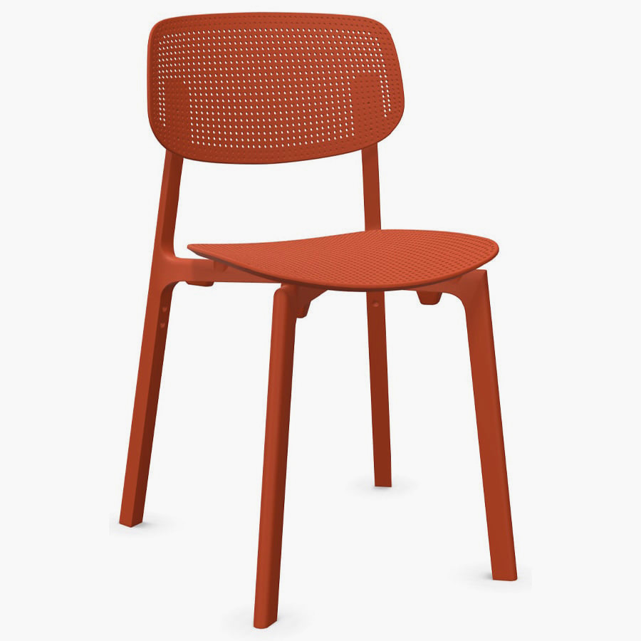 Kristalia COLANDER Chair Red Coral
