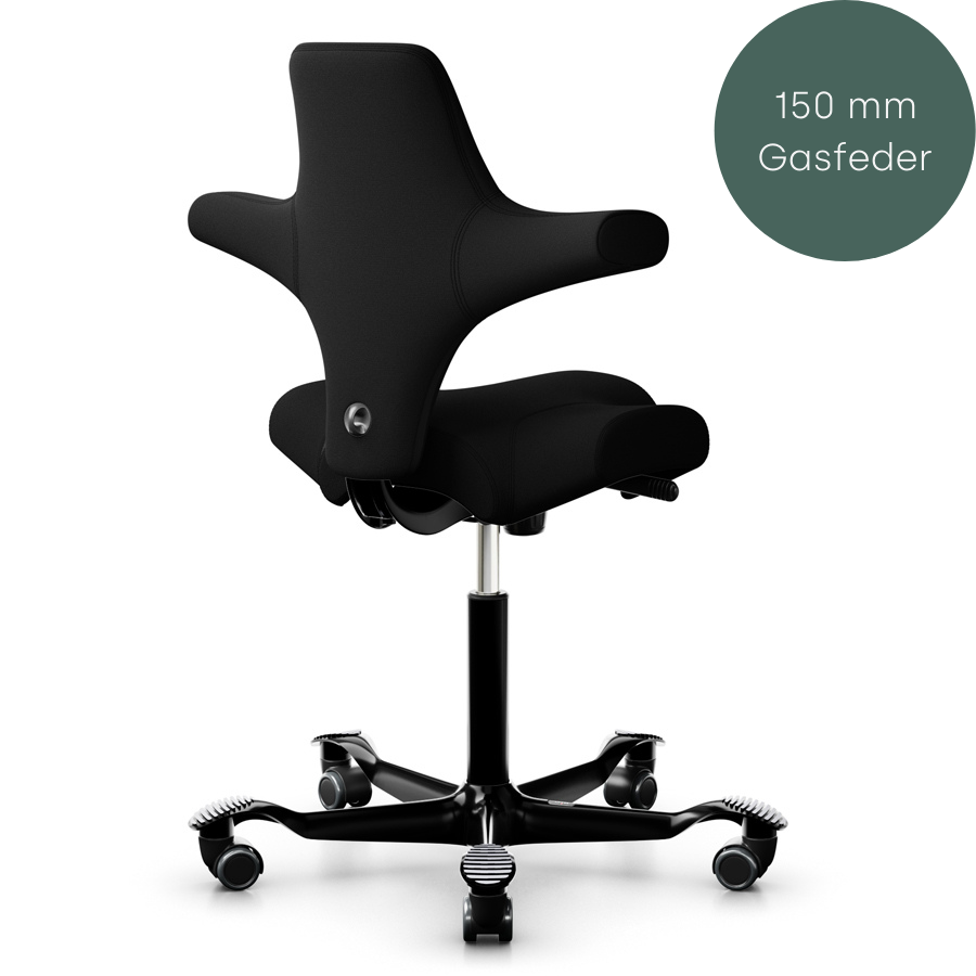 HAG CAPISCO 8106 Sattelstuhl mit niedriger 150er Gasfeder - Rückansicht