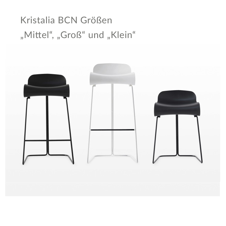Kristalia BCN Barhocker Größen