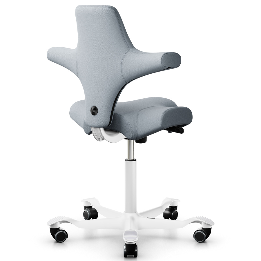 HAG Capisco 8106 - Stoff Select grau - Rückansicht