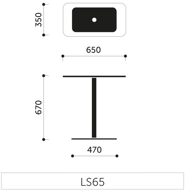 Profim-Revo-Tisch-LS65-Abmessungen