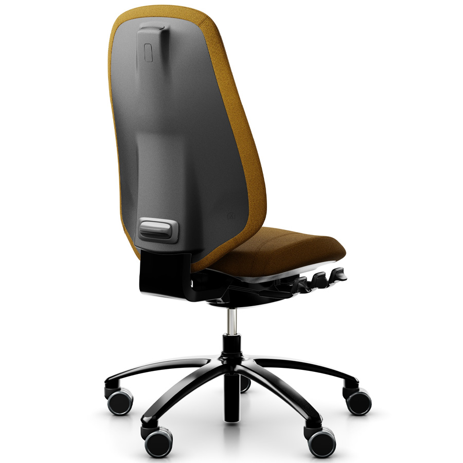 RH Mereo 300 black hohe Rückenlehne - Capture ocker - Rückansicht