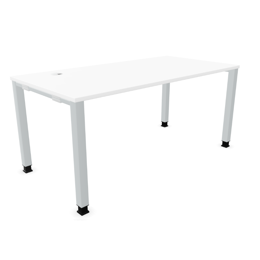 Palmberg Systo Tec Platte Weiß mit Gestell Weißaluminium