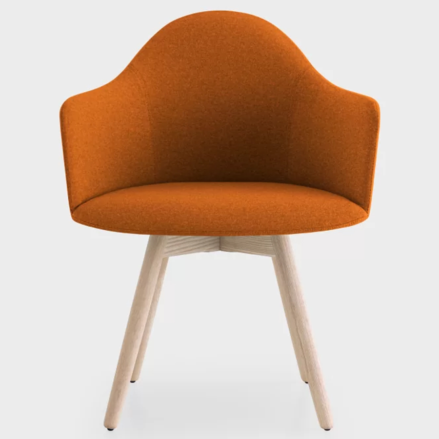 lapalma Edit S570 Gestell Esche natur - Bezug Divina 0444 - Front