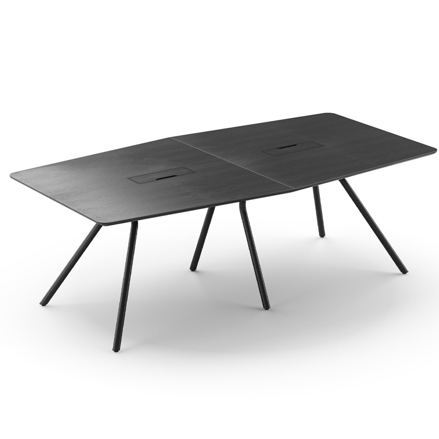 narbutas ARQUS Konferenztisch | verschiedene Größen | Tischplatte Bootsform | Konfigurator