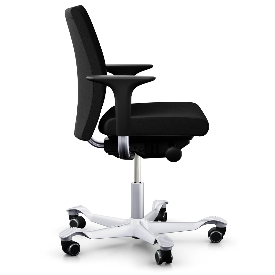 HAG Creed 6004 Bürostuhl mittelhohe Rückenlehne - Bezug Xtreme schwarz - Seitenansicht