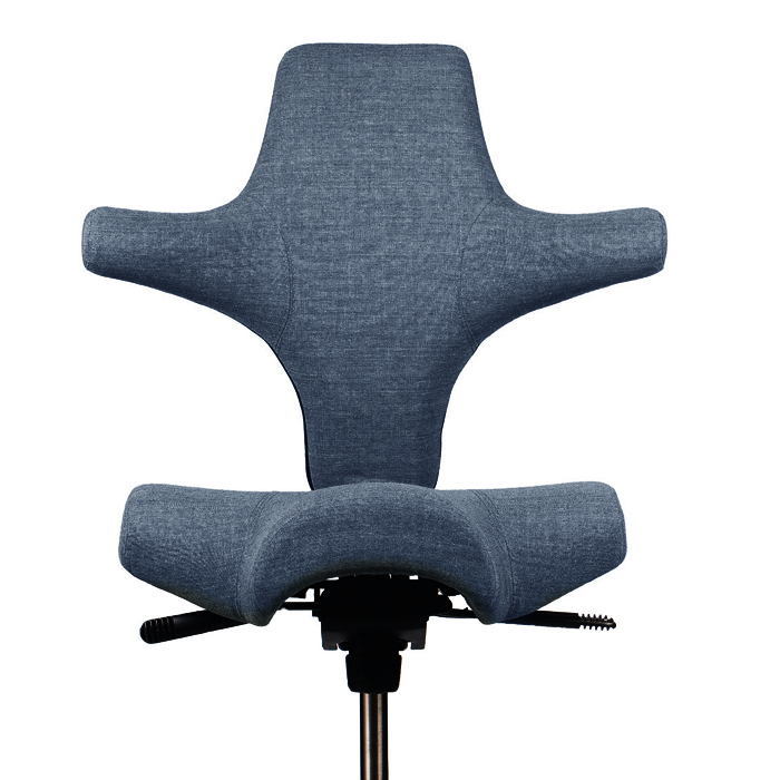 HAG CAPISCO 8106 Bürostuhl - Stoff Remix blau - Frontansicht