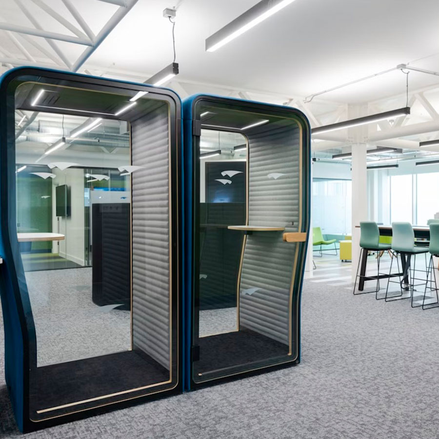 BuzziSpace BuzziNest Booth | Akustik Telefonbox | Beispielbild