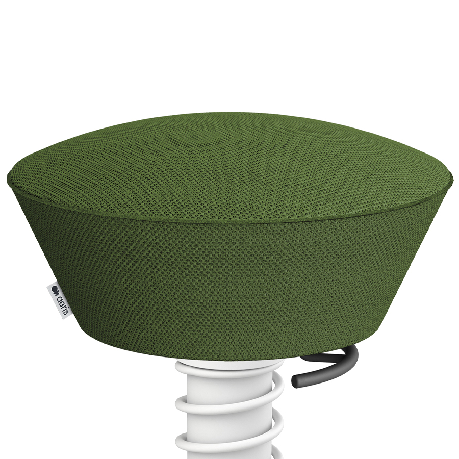 Aeris Swopper Air Mesh-Gewebe Runner grün mit Rollen - Nahaufnahme