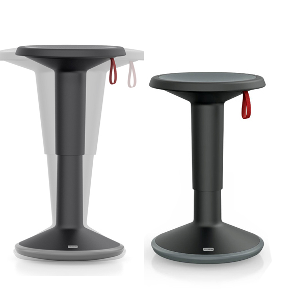 Interstuhl Up Hocker - schwarz