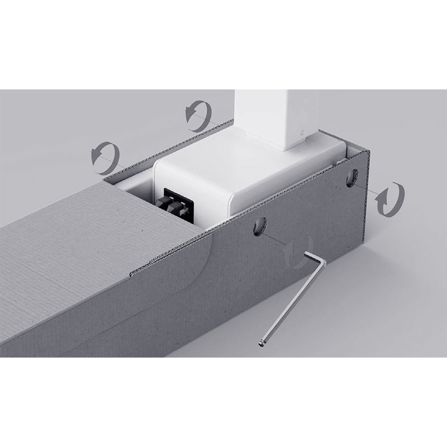 narbutas Q-Active Schreibtisch | einfache Montage