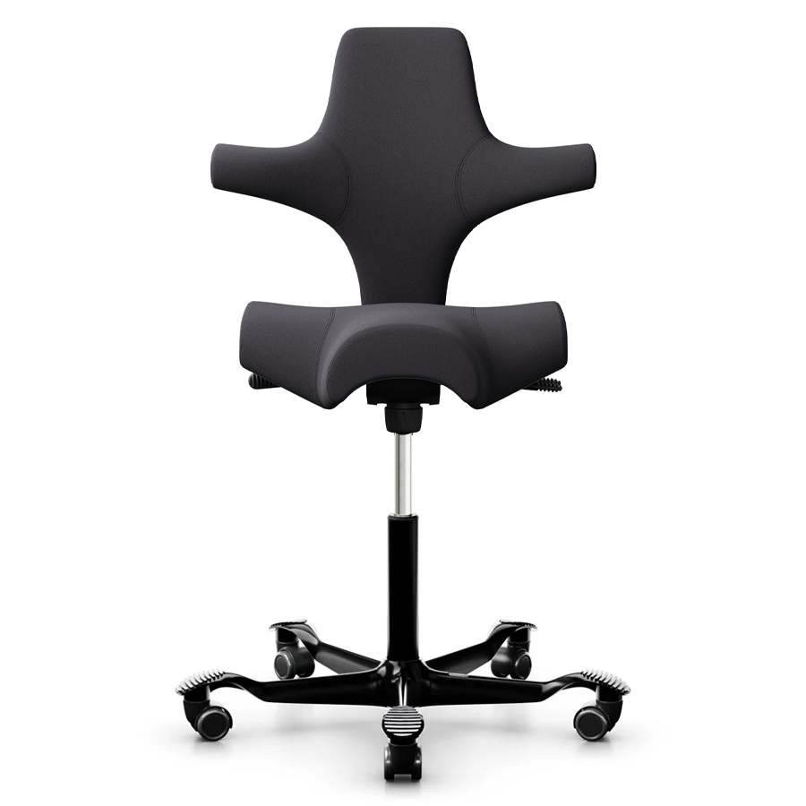 HAG Capisco 8106 Stehhilfe | Xtreme anthrazit | Gestell schwarz | Front