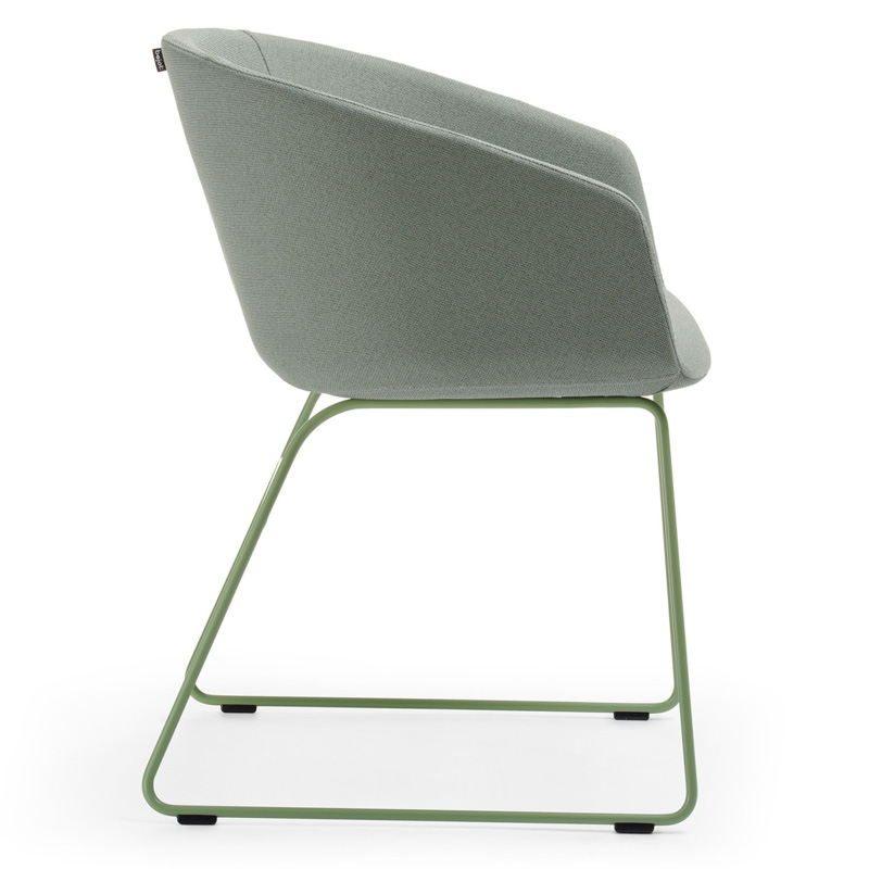 Bejot Oxco-small-oxs270 Konferenzstuhl mit Kufengestell - Seitenansicht