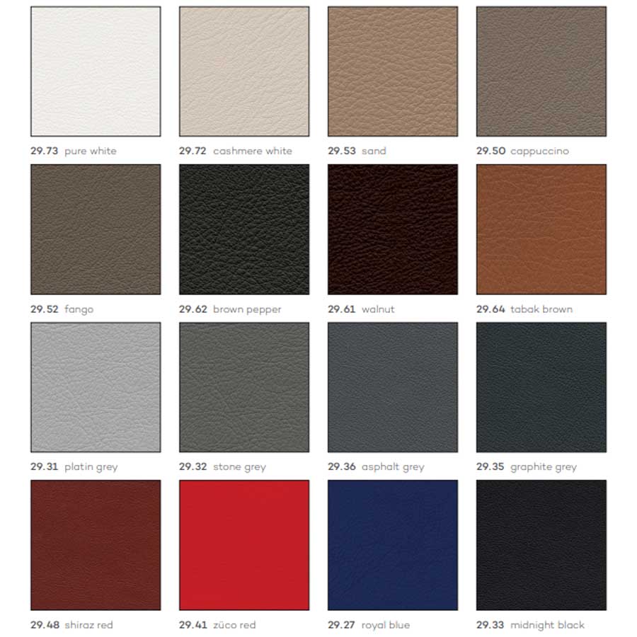 Farbkarte Premium Leder