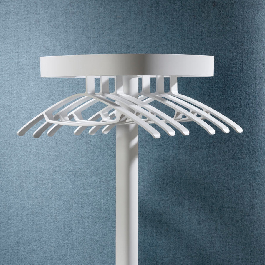 Cascando Plus Garderobenständer | Kleiderbügel | Farbe Weiß
