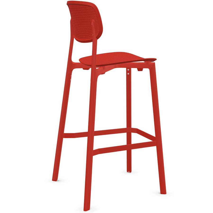 Kristalia COLANDER Barhocker rot koralle Bild 2