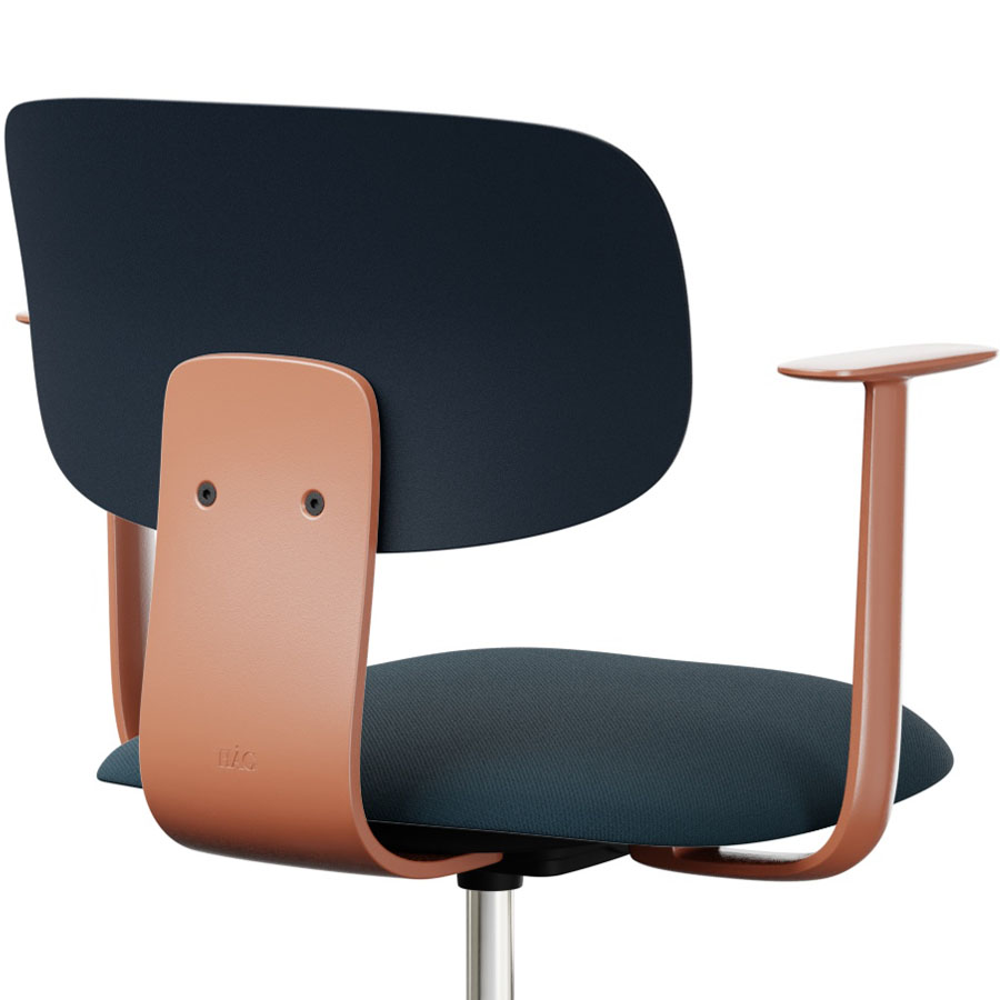 HAG Tion 2140 Bürostuhl Crowberry mit Armlehnen - Sitz Stoff select - Rückenschale Kunststoff - Nahaufnahme