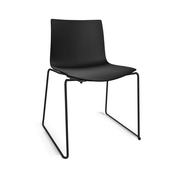 Arper Catifa 46 0278 einfarbig schwarz