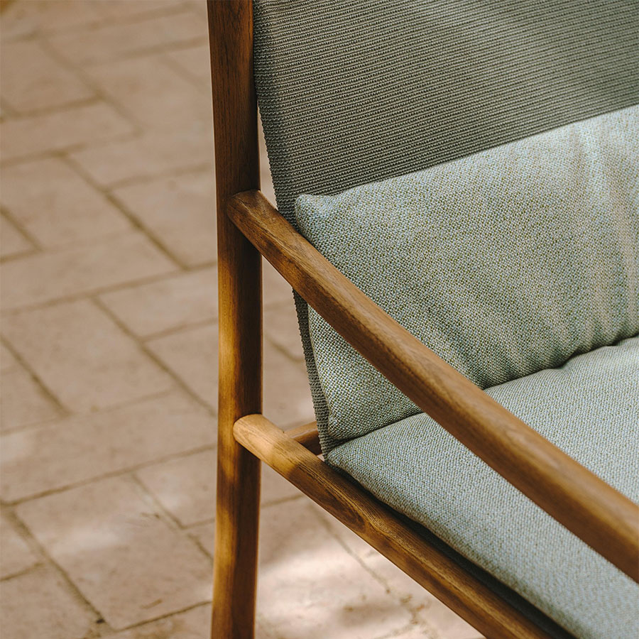 Arper Kata Lounge Sessel mit Sitzfläche Water