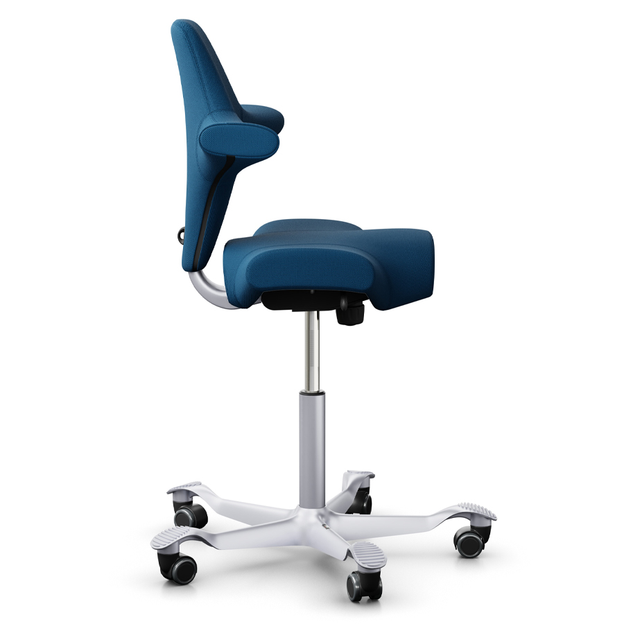 HAG CAPISCO 8106 | Stehhilfe | Stoff Select marineblau | Gestell silber