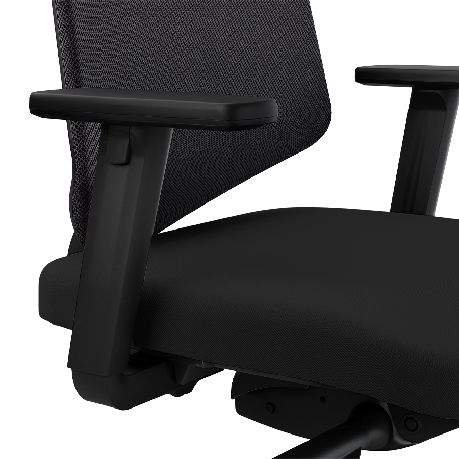 König+Neurath HUG.Y | Aktionsmodell schwarz | Armlehnen